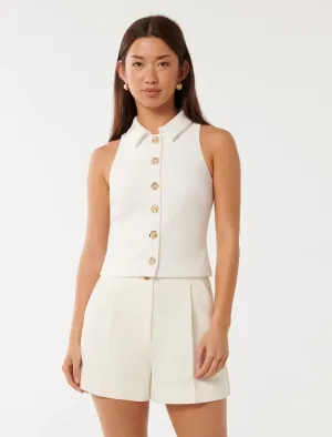 Tilly Crepe Halter Top