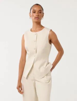 Valeria Petite High Neck Waistcoat