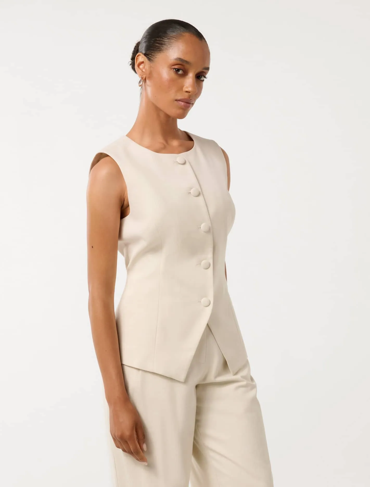 Valeria Petite High Neck Waistcoat