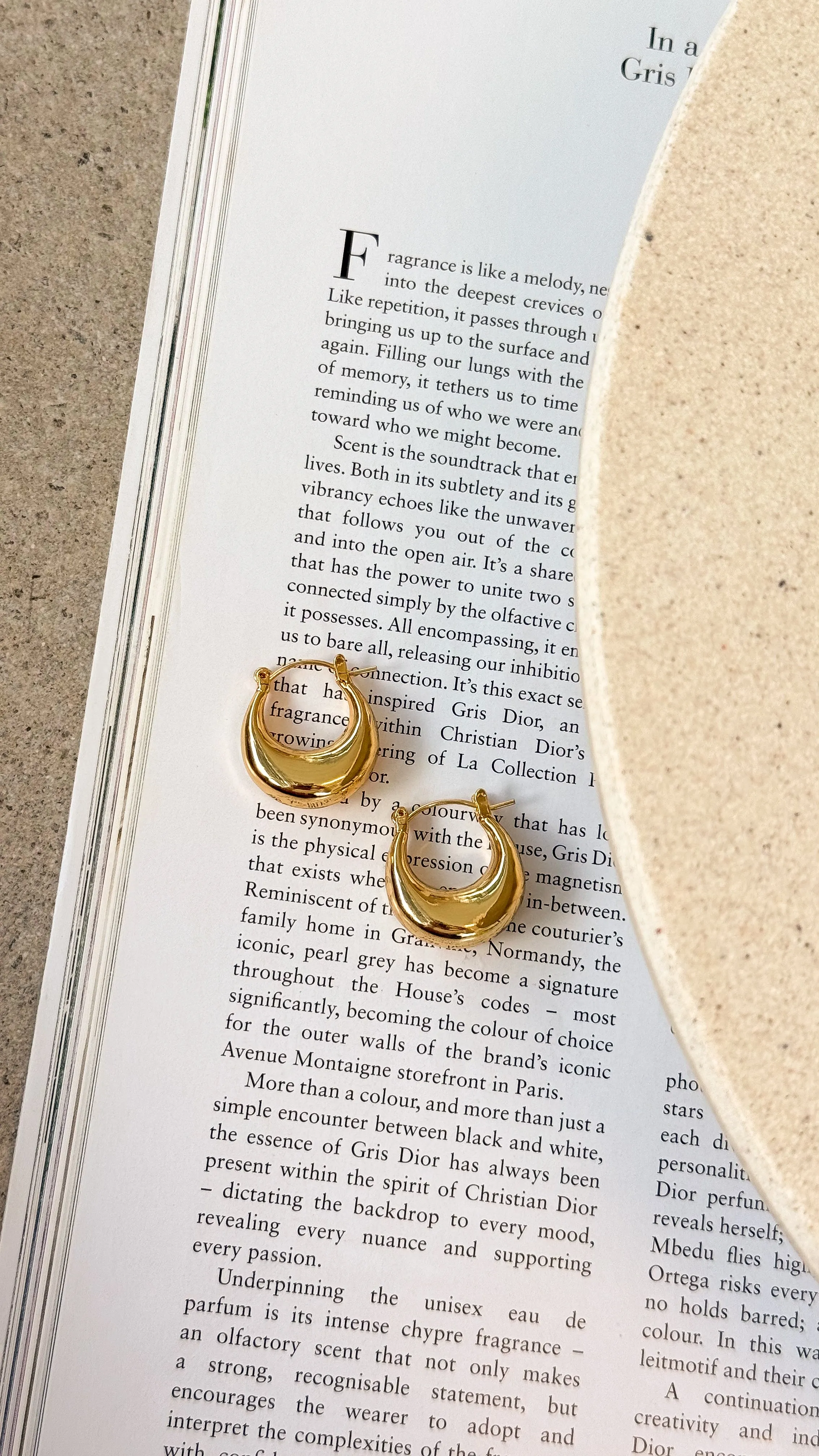 Varana Hoop Earrings - Gold