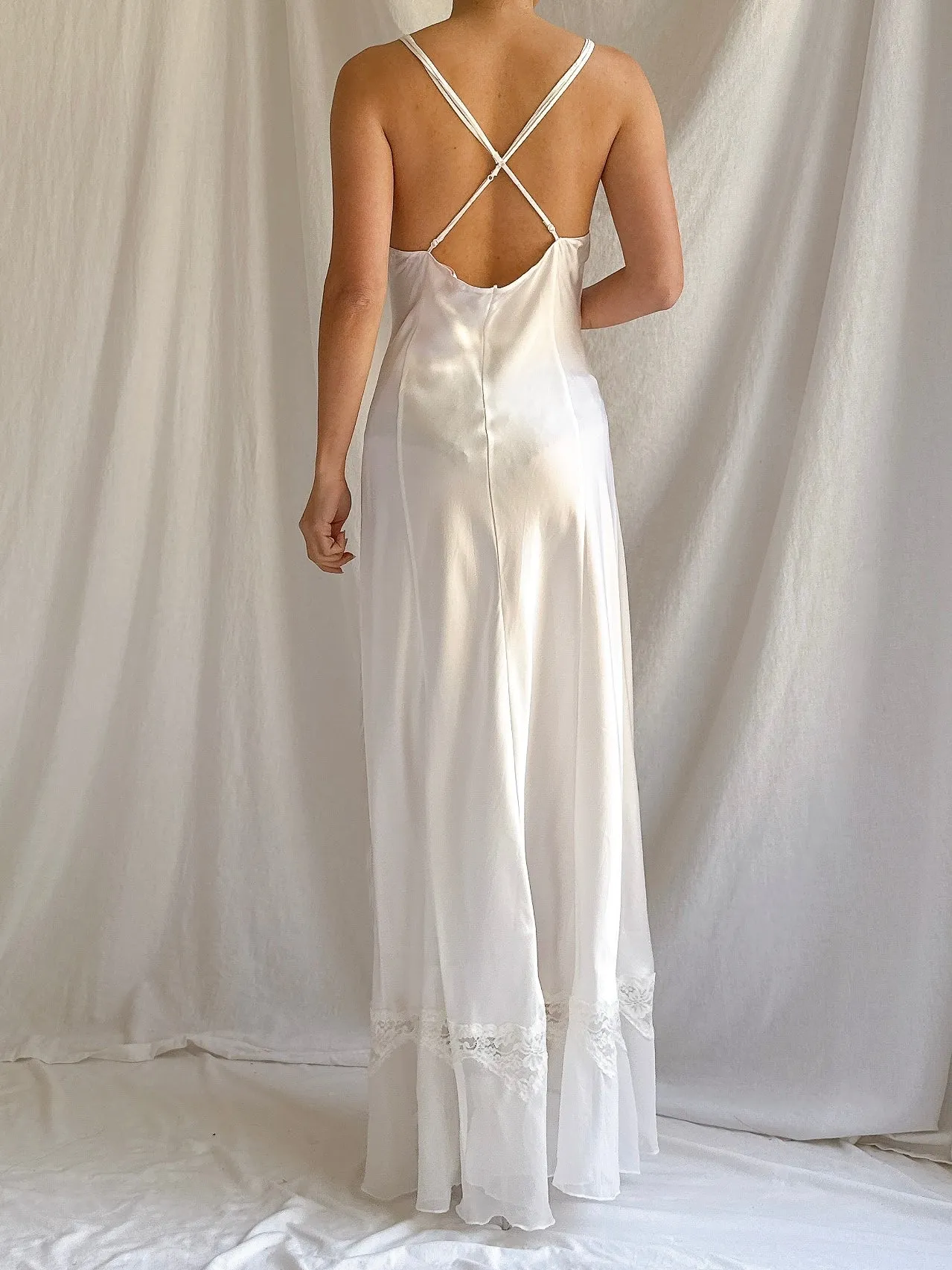 Vintage VS Silk Slip Dress - M