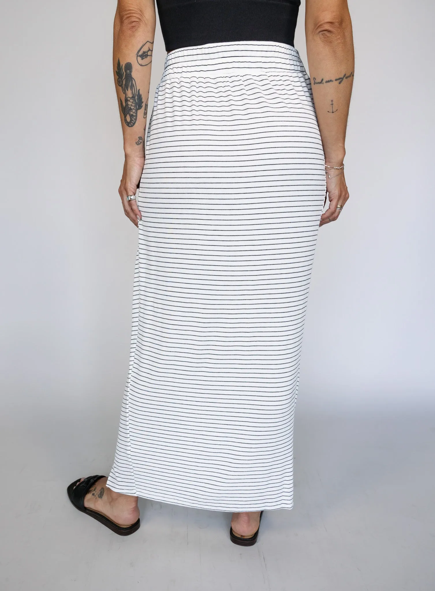 Wesley Knotted Midi Skirt
