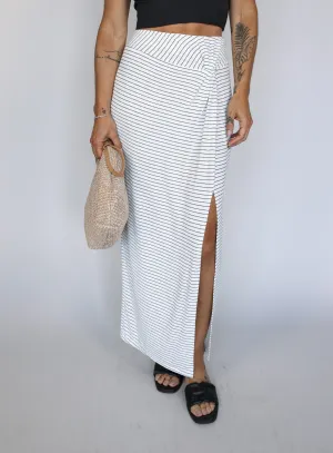 Wesley Knotted Midi Skirt