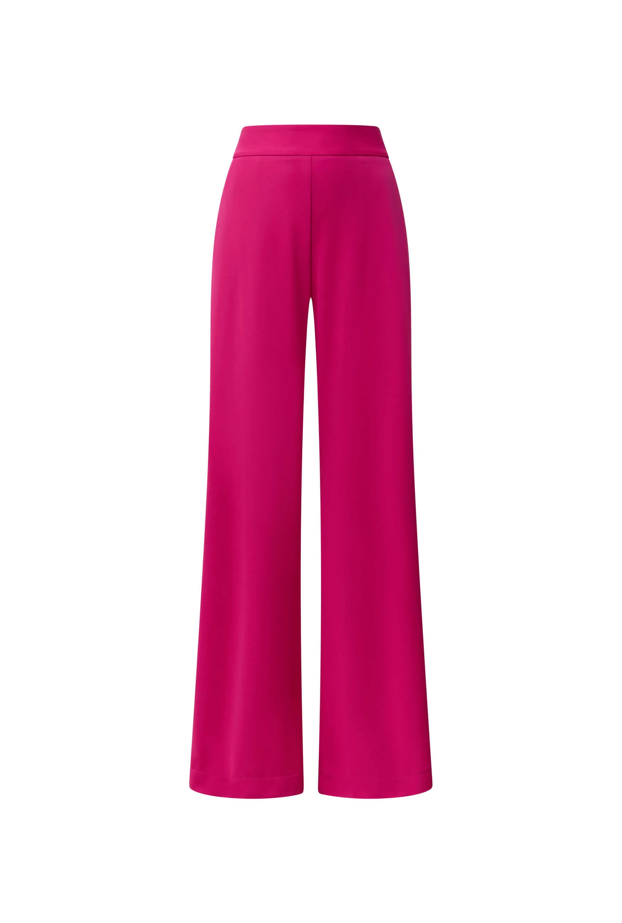 Wide-Leg Fuchsia Trousers