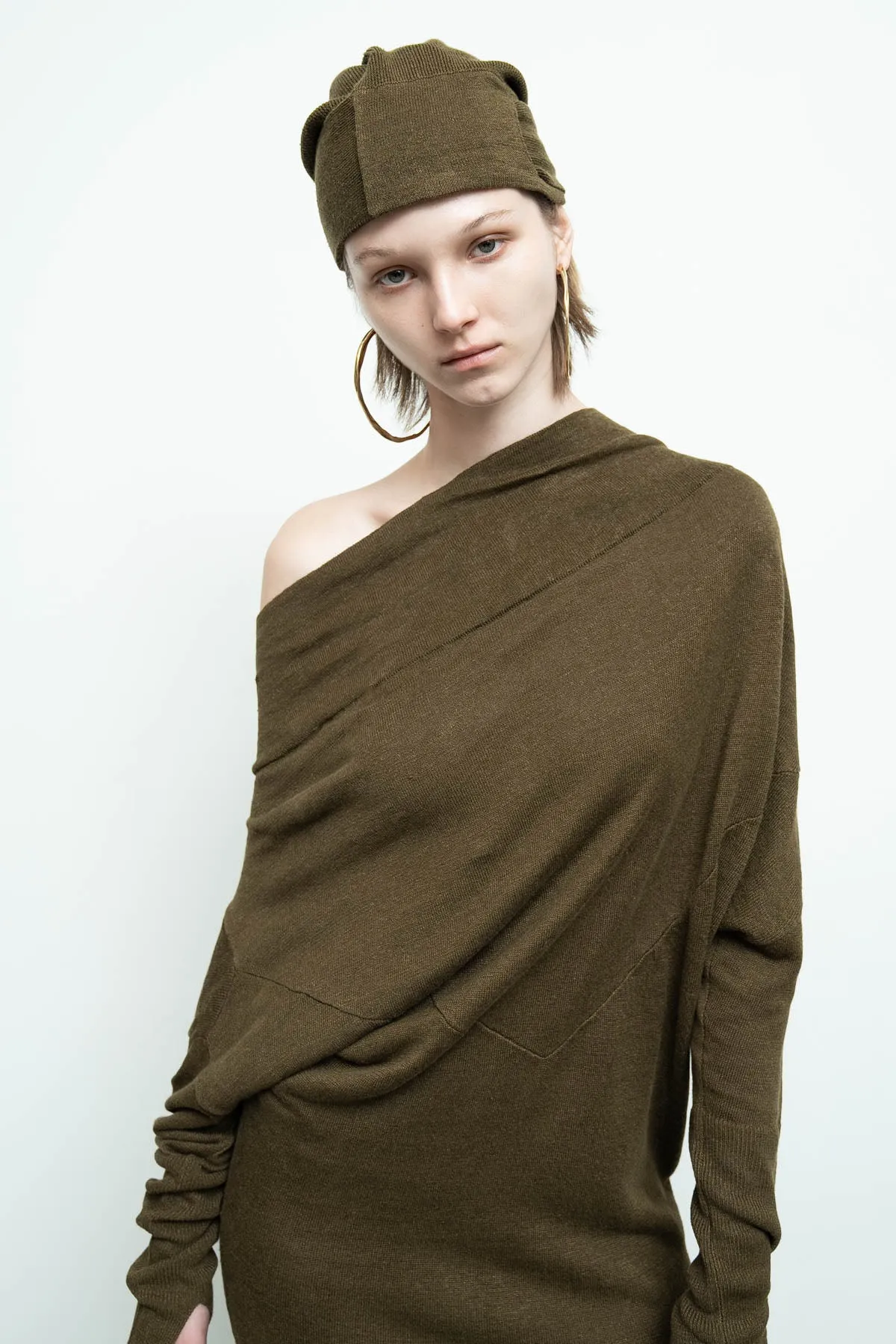 Wrap Beanie Linen
